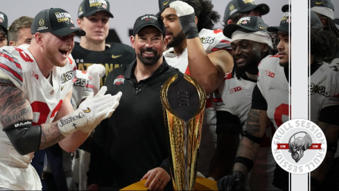 Ryan Day and Ohio State celebrate the team's national title