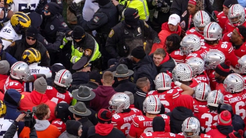 Ohio State/Michigan brawl