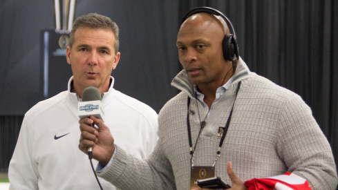 Urban Meyer and Eddie George