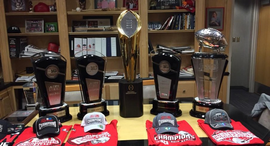 Photo: Ohio State's 2014 Trophy Haul is Insane
