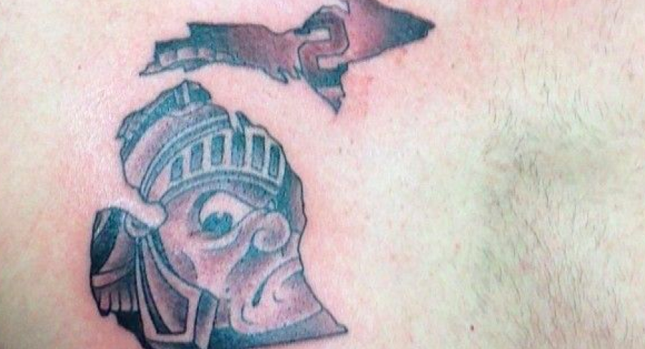 Tattoo Watch Now Jerel Worthys hatred of Michigan is forever