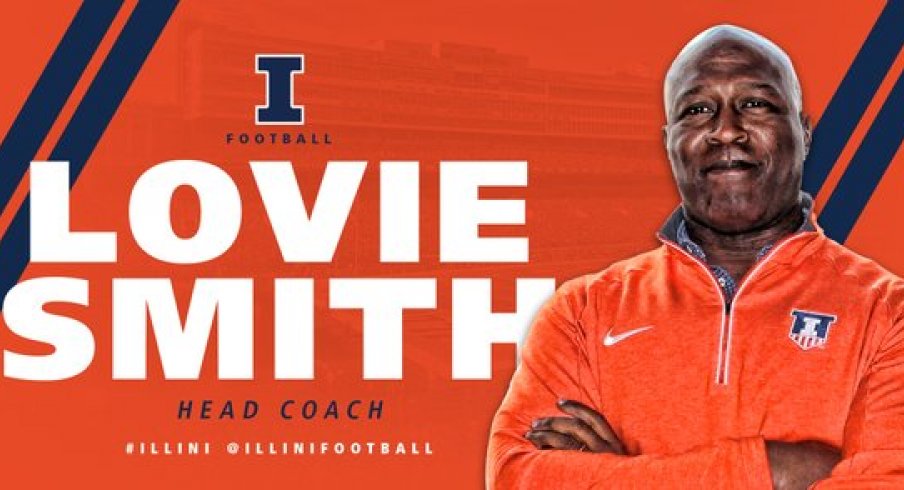 Illinois officially hires Lovie Smith as its next head football coach.