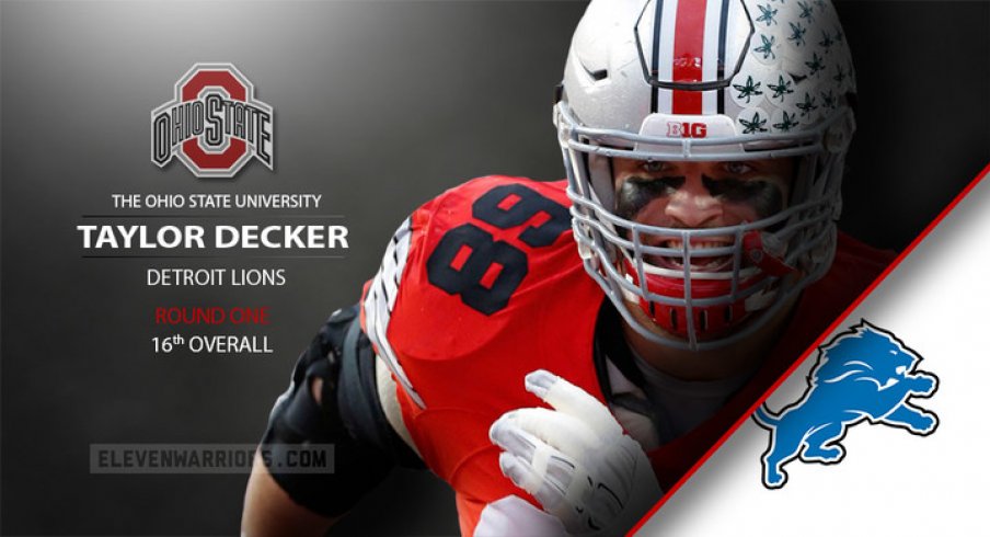 NFL draft: Taylor Decker picked up by the Detroit Lions with the