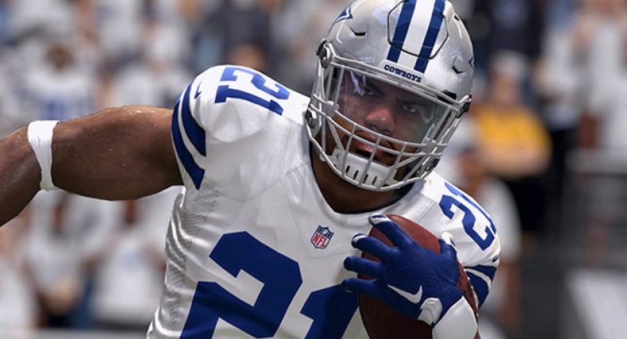 Ezekiel Elliott Highest Rated Ohio State Rookie in Madden NFL 17 Video ...