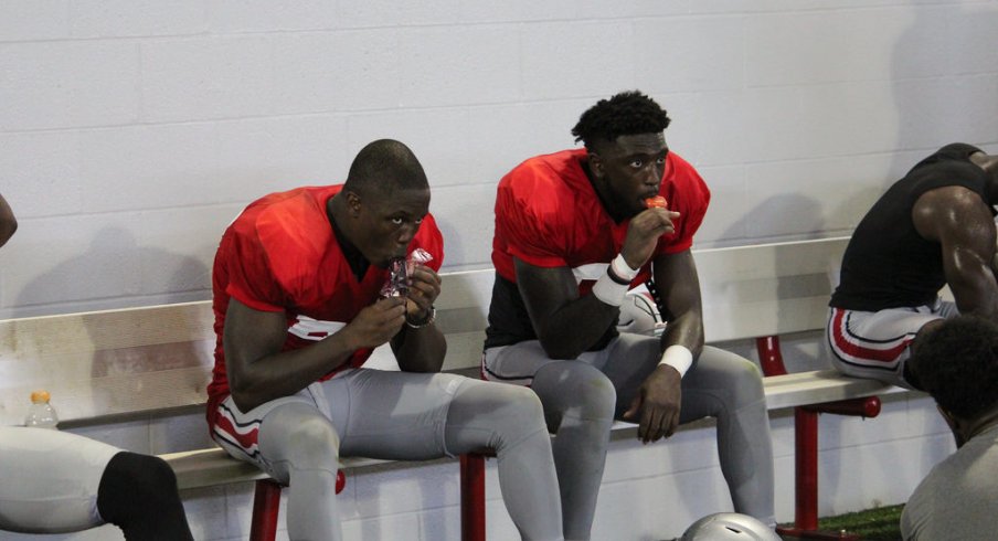 File:Parris Campbell, Terry McLaurin, Curtis Samuel 2022 jersey swap.jpg -  Wikimedia Commons