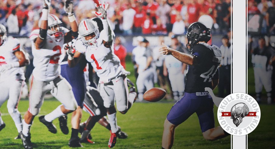 Bradley Roby blocks a punt for the October 27th 2016 Skull Session.