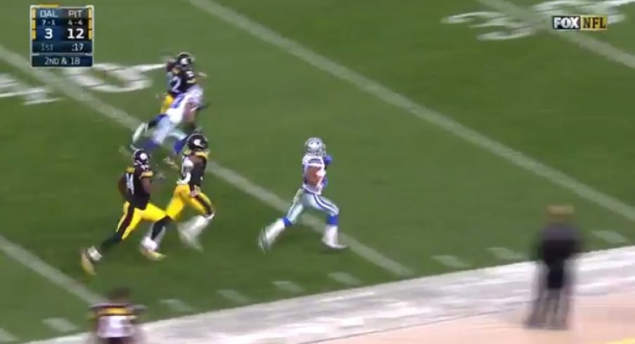 Ezekiel Elliott Goes 83 Yards for the TD!, Cowboys vs. Steelers