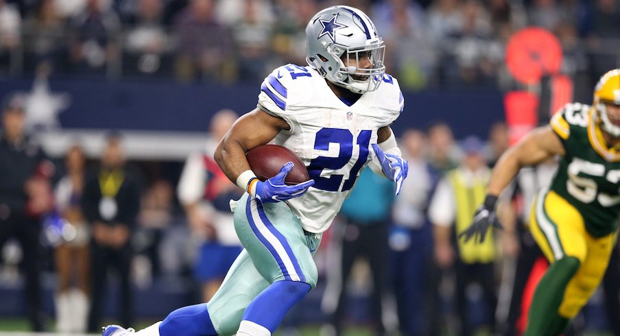 Ezekiel Elliott Voted No 7 Overall Top Running Back In