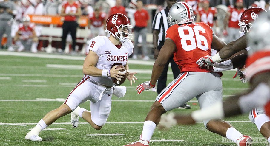 WVU vs. Oklahoma: Baker Mayfield suspended for 2 offensive plays (1 drive)  