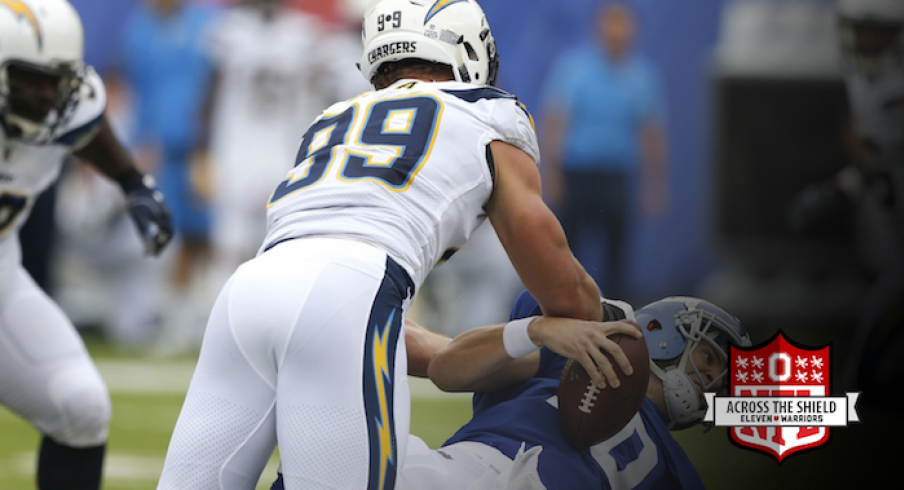 Rookie DL Joey Bosa hits the field for first practice with Chargers