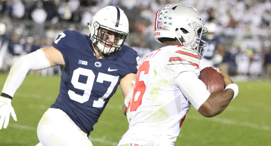 J.T. Barrett leads Ohio State against Penn State once again, one last time.