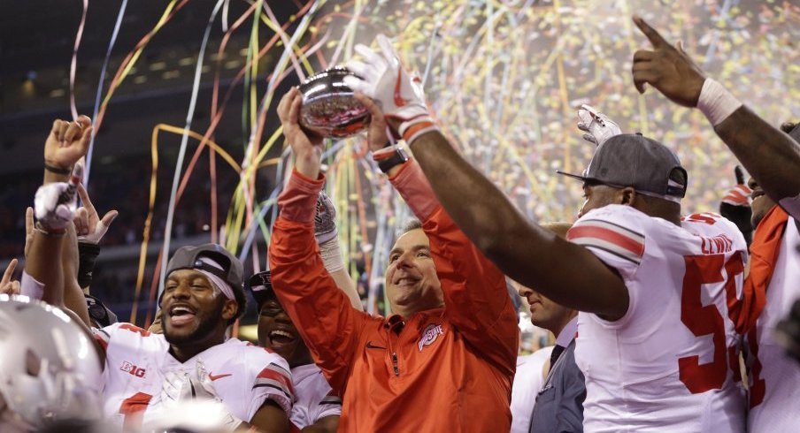 Urban Meyer led Ohio State to its 37th Big Ten championship (2010 counts, I saw it).