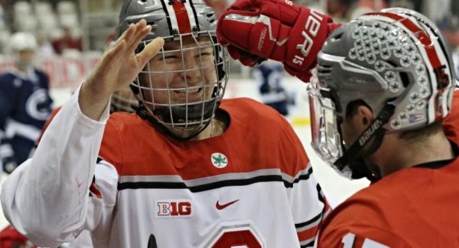 Buckeye forwards Austin Pooley and Freddy Gerard are excited to be ranked in the top 10.