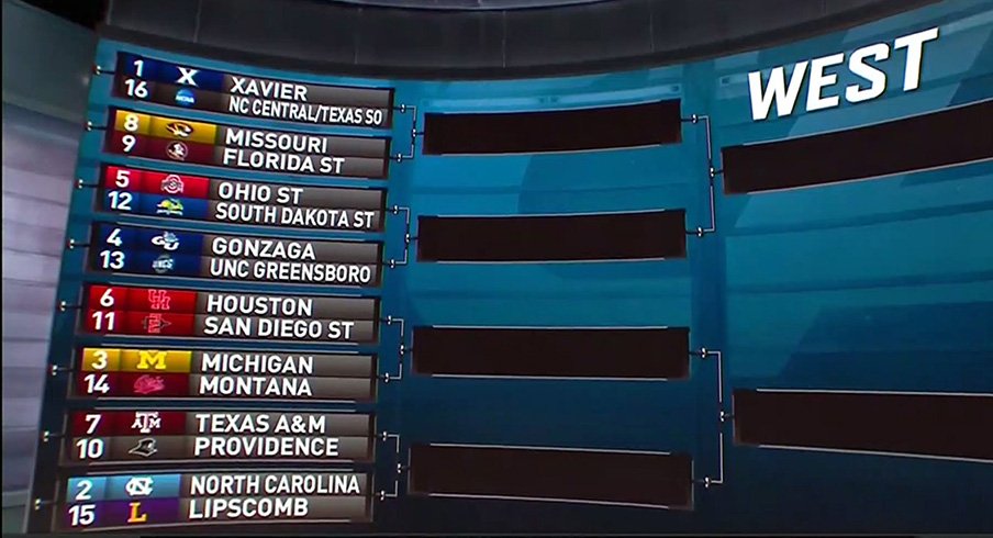 West Region bracket