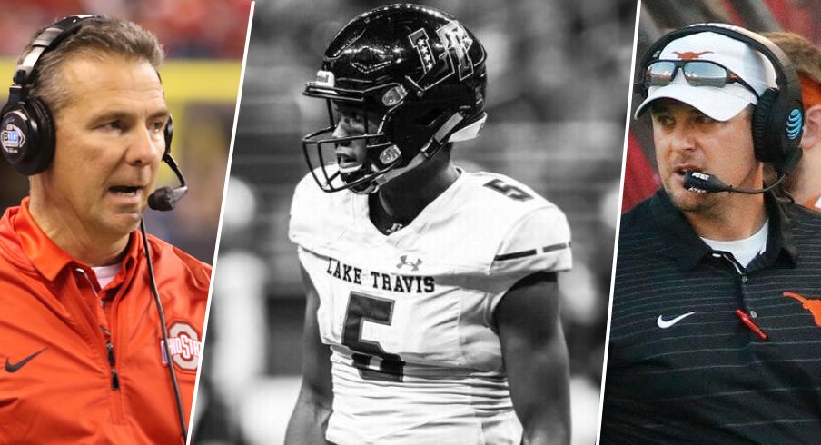 Urban Meyer and Tom Herman both have their sights set on Austin, Texas wideout Garrett Wilson.