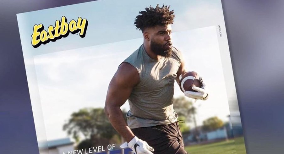 Ezekiel Elliott on the latest cover of East Bay.