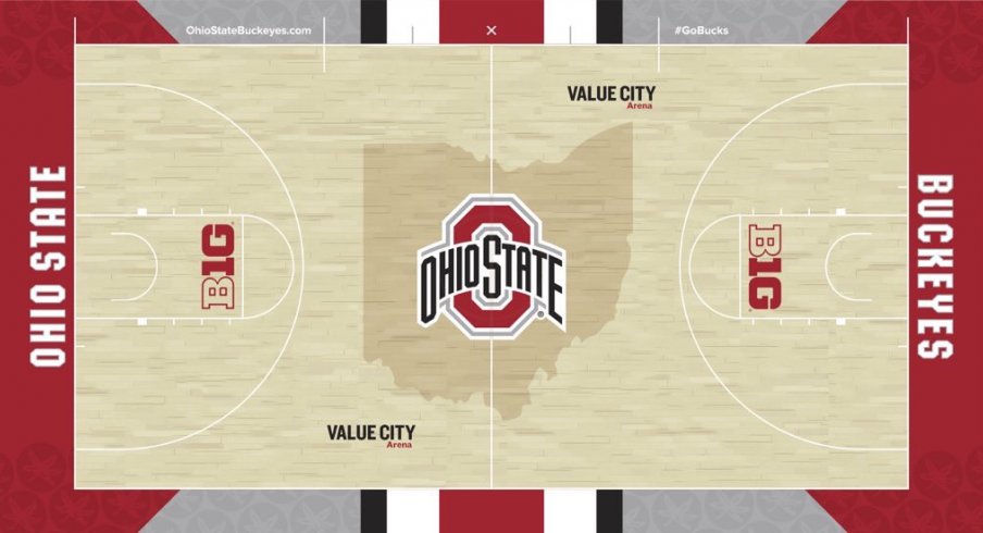 Ohio State Gives Us A First Official Look At Its New Basketball Court Eleven Warriors