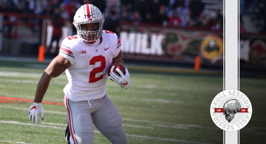 Former Ohio State football star J.K. Dobbins wore Michigan shirt to pay off  Buckeyes' loss in The Game 