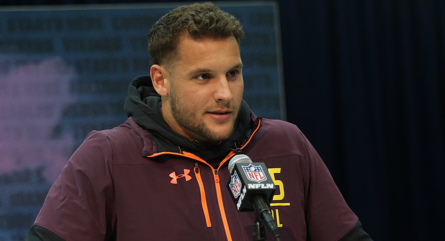 Nick Bosa's POWERFUL Workout!  2019 NFL Scouting Combine