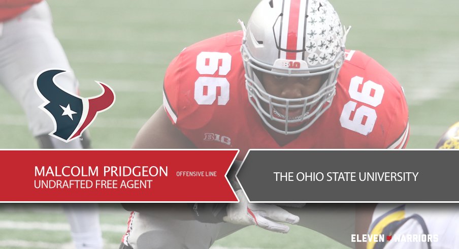 Football: Ohio State guard Malcolm Pridgeon signs with Houston Texans as  undrafted free agent – The Lantern