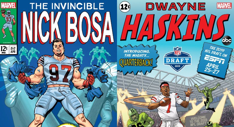 Marvel and ESPN Share Homage Covers Featuring NFL Draft Players