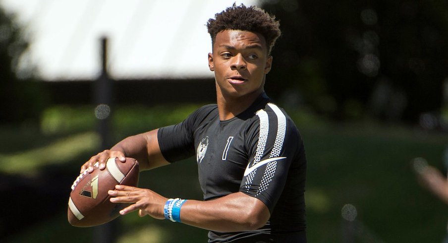 WATCH: Five-star QB Justin Fields shines at The Opening Finals