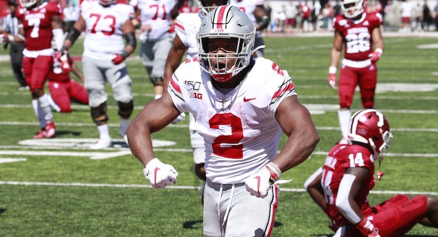 Ohio State football's J.K. Dobbins still bothered by ankle injury