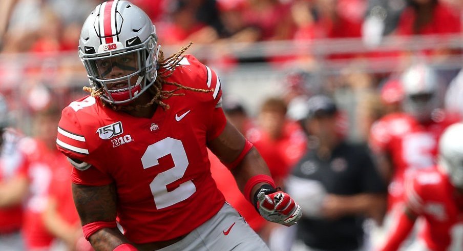 Watch Ohio State linebacker Baron Browning's strip-sack of