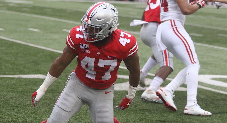 Watch Ohio State linebacker Baron Browning's strip-sack of