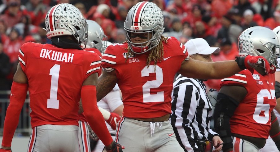 Wisconsin's Jonathan Taylor, Ohio State's J.K. Dobbins, Georgia's