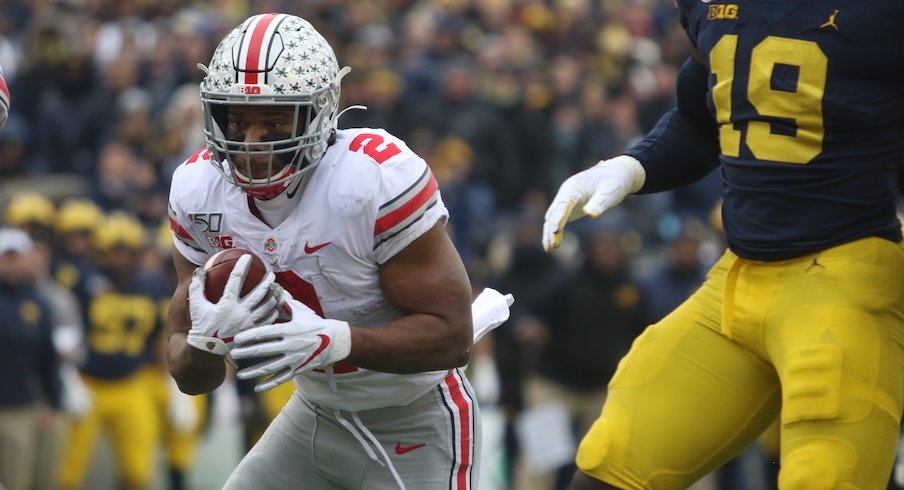 Fields, Dobbins lead No. 4 Ohio State over No. 25 Michigan State