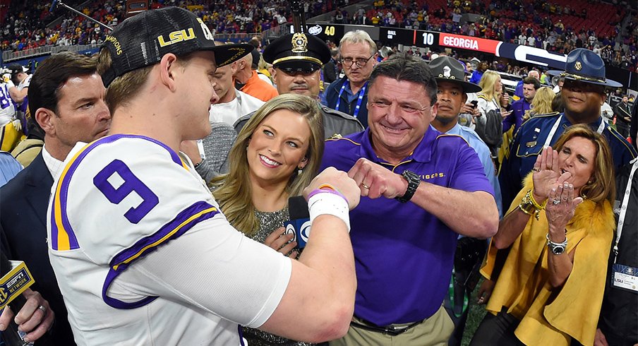 A Piece Of Greatness: LSU's Joe Burrow Delivers A Championship Moment After  Delivering A College Football Title