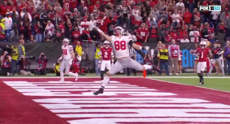 Watch: Jeremy Ruckert scores touchdown in first game with New York