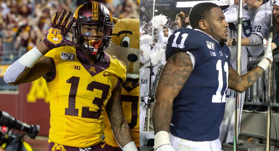 Minnesota Wide Receiver Rashod Bateman Will Be Back to Play This Fall, Penn  State Linebacker Micah Parsons Won't