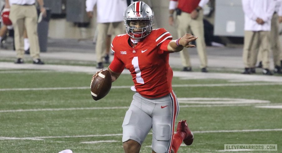 Football: Justin Fields remains Ohio State quarterback frontrunner