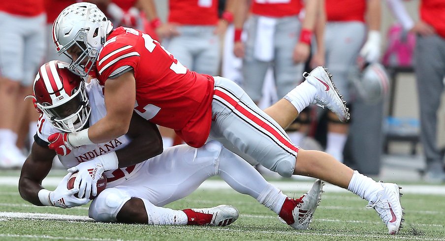 Ohio State QB Justin Fields named co-offensive player of the week, DT Tommy  Togiai earns top defender title