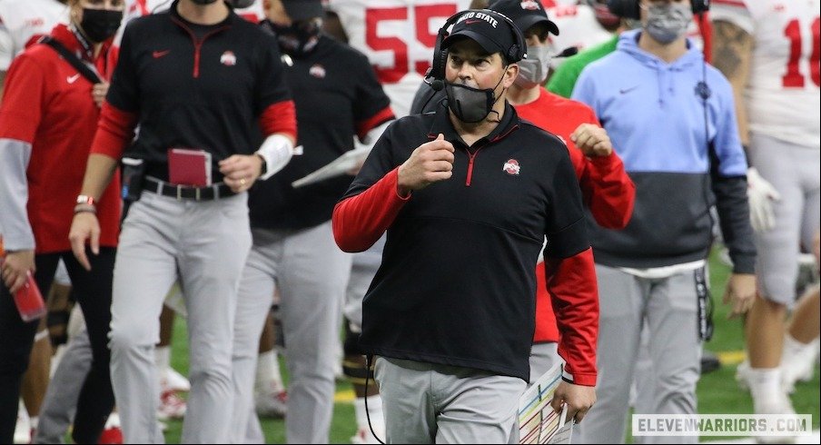 Ryan Day in the footsteps of Jim Tressel as Ohio State coach in his second year at a national championship
