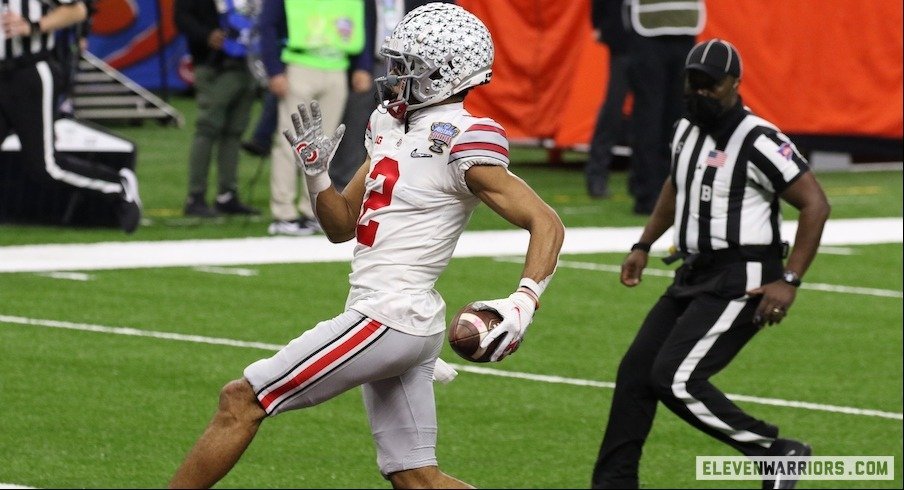 Ohio State wide receiver Chris Olave returning for senior season