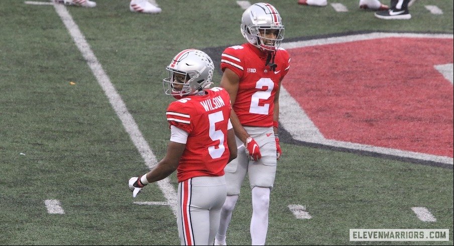 Ohio State football's Thayer Munford, Chris Olave and Garrett