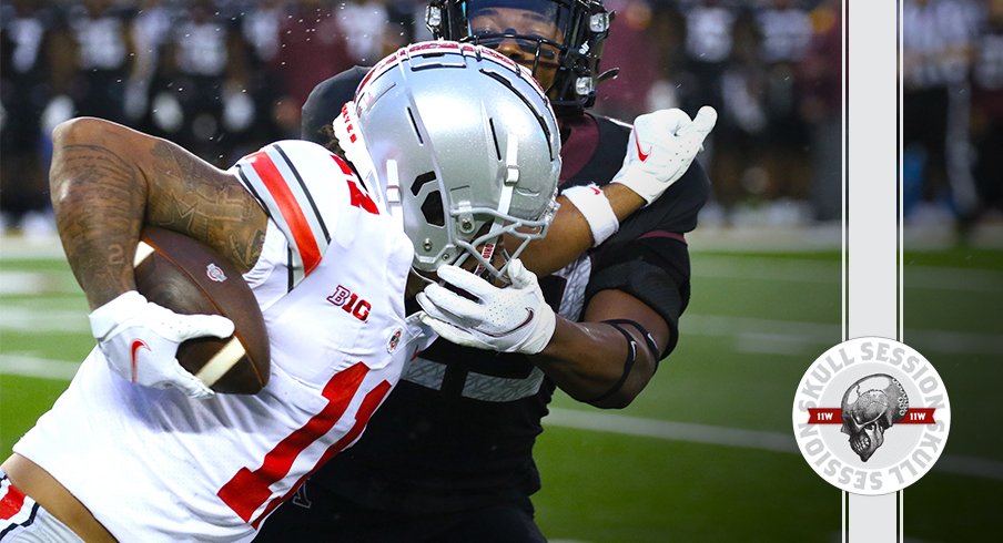 We're throwing stiff arms in today's skull session.