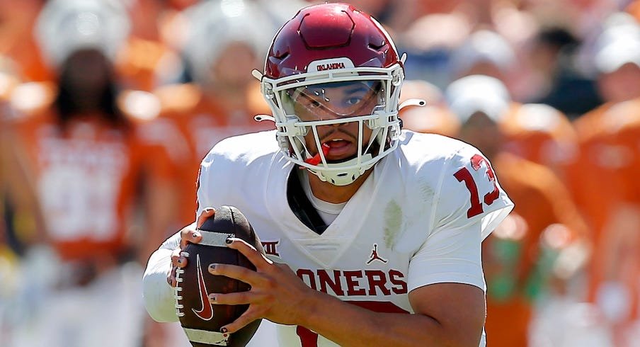 Oklahoma Student Newspaper Spies On Sooner Practice Reveals Caleb Williams Gets Most First Team Reps Eleven Warriors