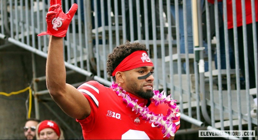 Ohio State WR Chris Olave announces return for senior season