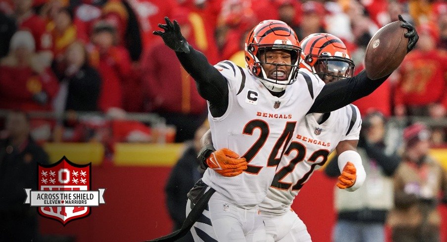 Across The Shield: Vonn Bell Makes Game-Changing Interception, Eli Apple  Throws Down Tyreke Hill and Sam Hubbard's Sacks Propel Bengals to Super Bowl  LVI