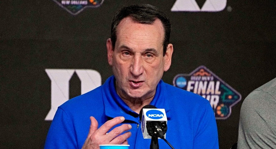 The Weekender: Coach K Sent into Retirement, North Carolina and Kansas Set  to Play for Title, LSU Hoops Loses Every Player on Roster | Eleven Warriors
