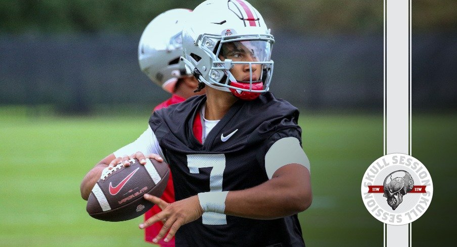 Justin Fields was up and down in his short preseason debut