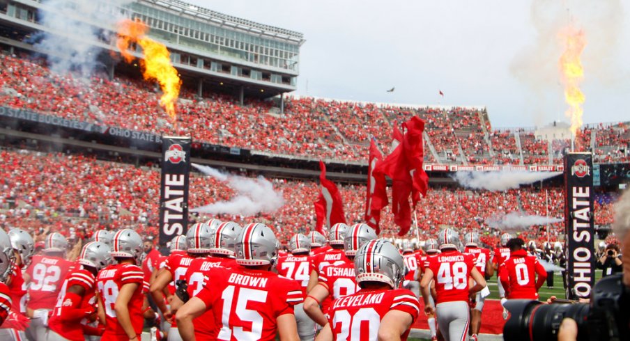 Ohio State Football team takes the field September 10th at Ohio Stadium