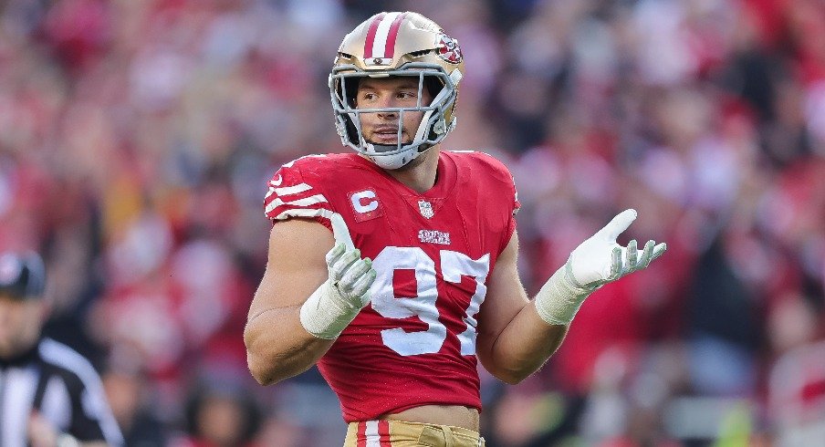 49ers' Nick Bosa wins NFL defensive rookie honors