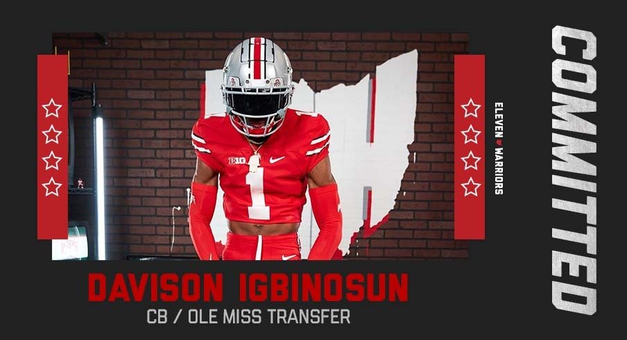 Ohio State football lands No. 10 transfer player, Ole Miss cornerback  Davison Igbinosum - Land-Grant Holy Land