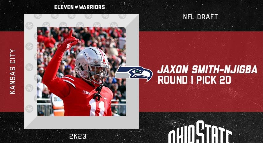 Jaxon Smith-Njigba Selected by Seattle Seahawks with No. 20