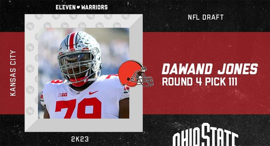 Dawand Jones Selected by Cleveland Browns with No. 111 Overall Pick in 2023  NFL Draft